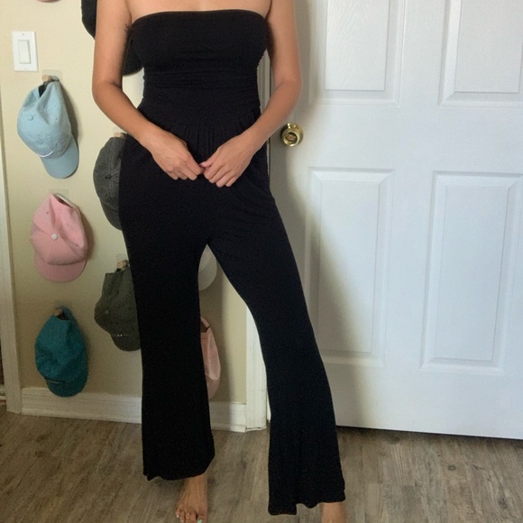Pants - Strapless jumpsuit
